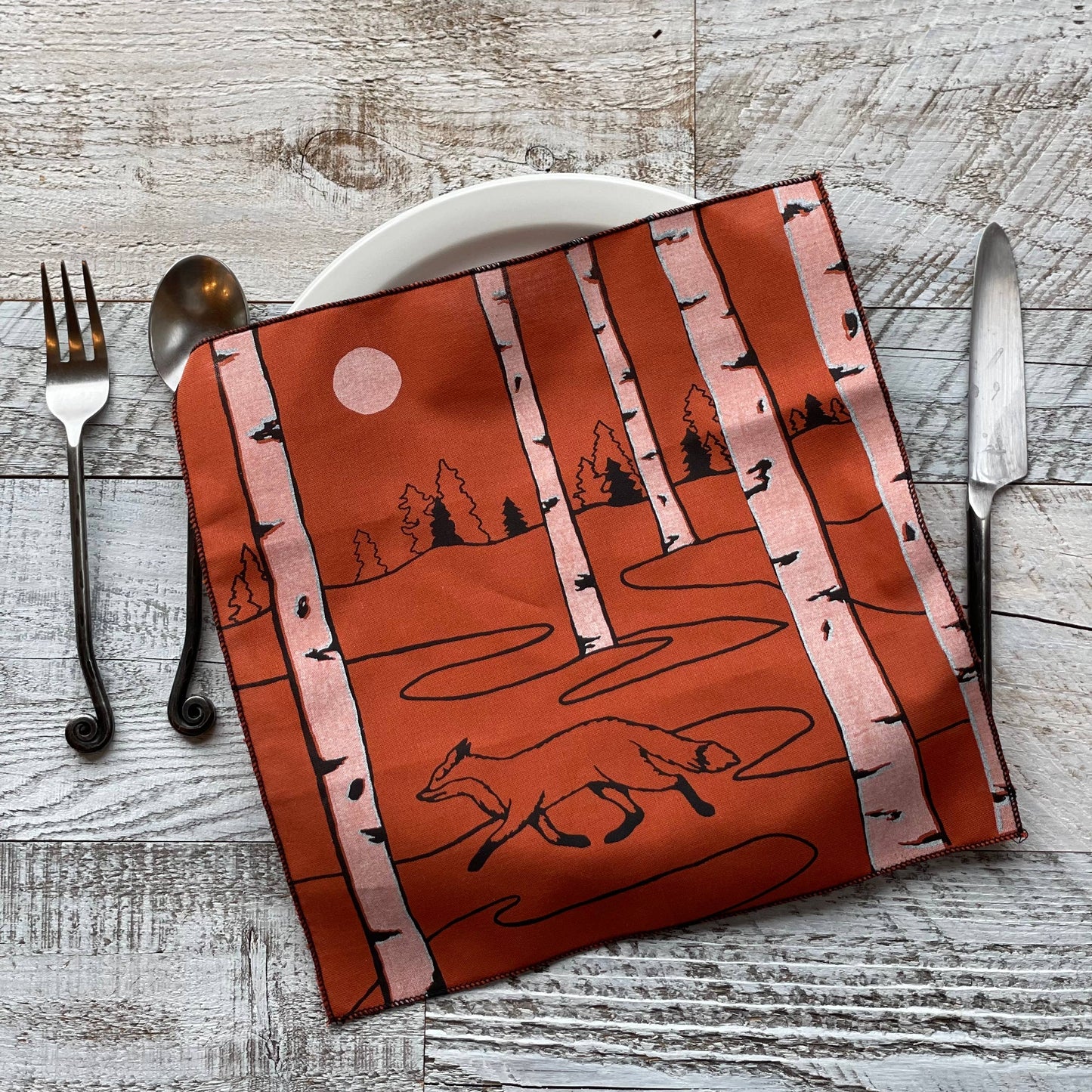 Fox Organic Hapkin the Hanky/Napkin - Set of two
