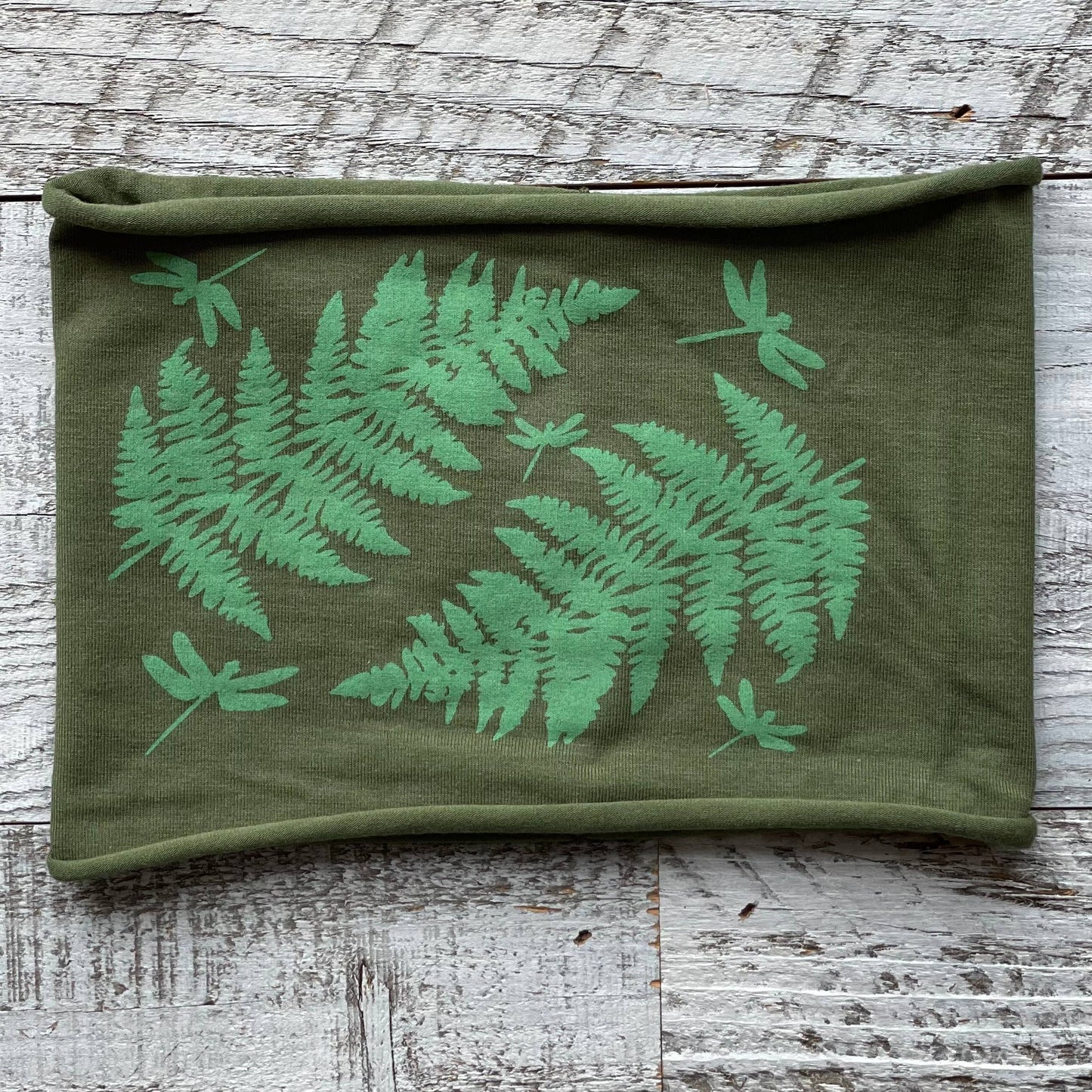 Fern Dragonfly Headband - Green
