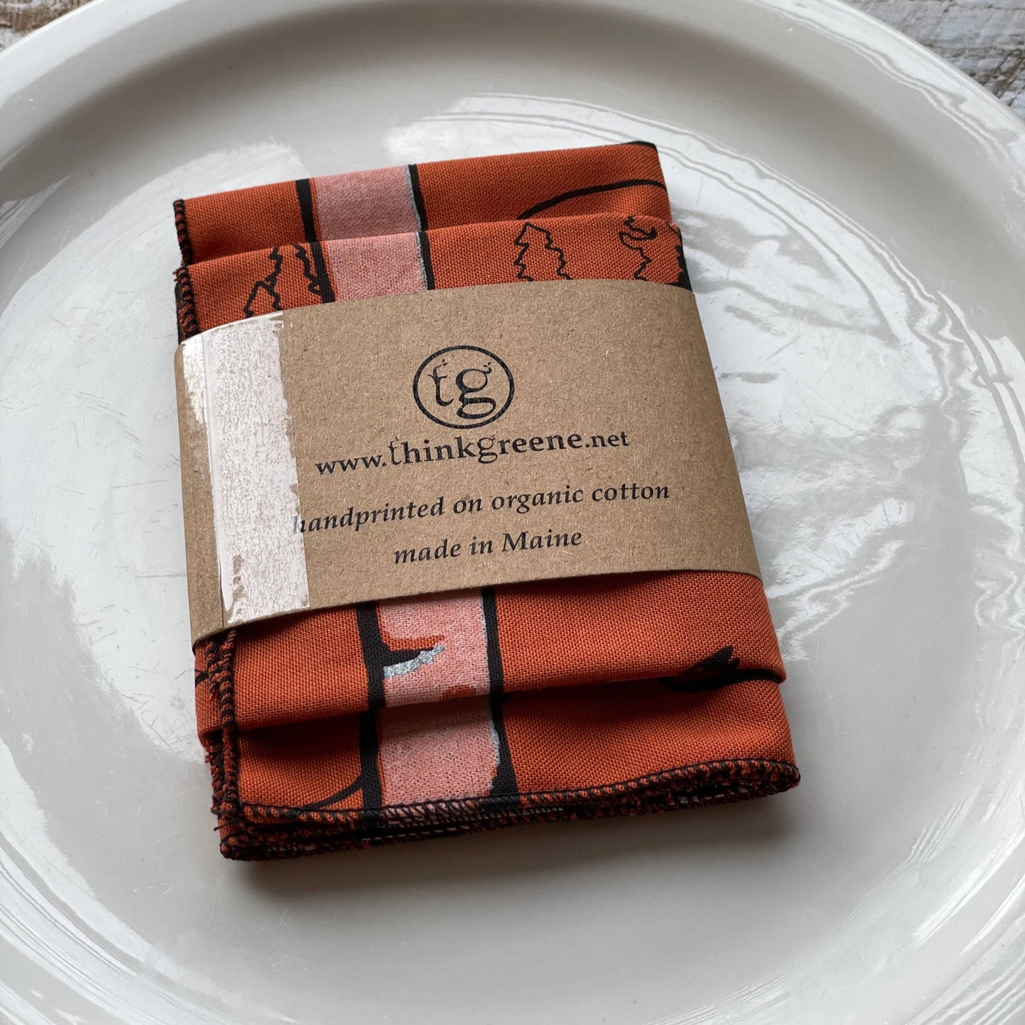 Fox Organic Hapkin the Hanky/Napkin - Set of two