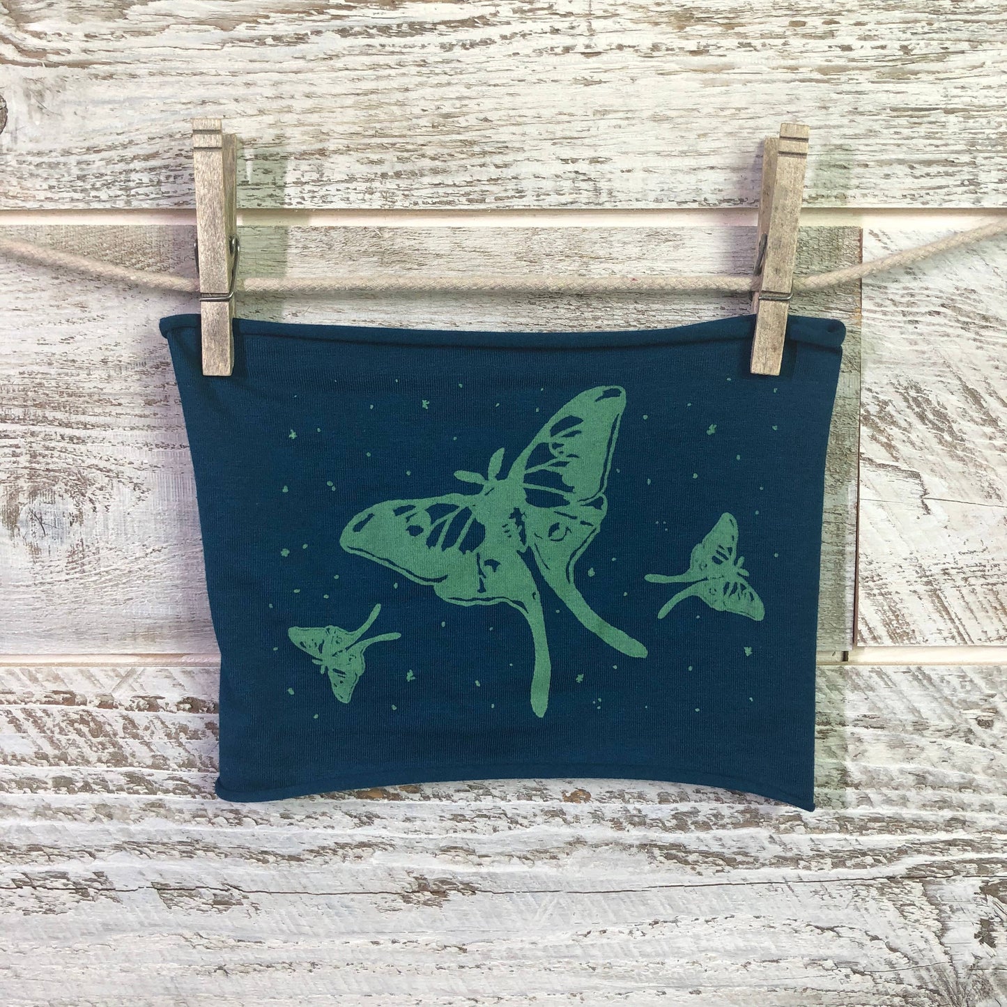 Luna Moth Headband - Blue