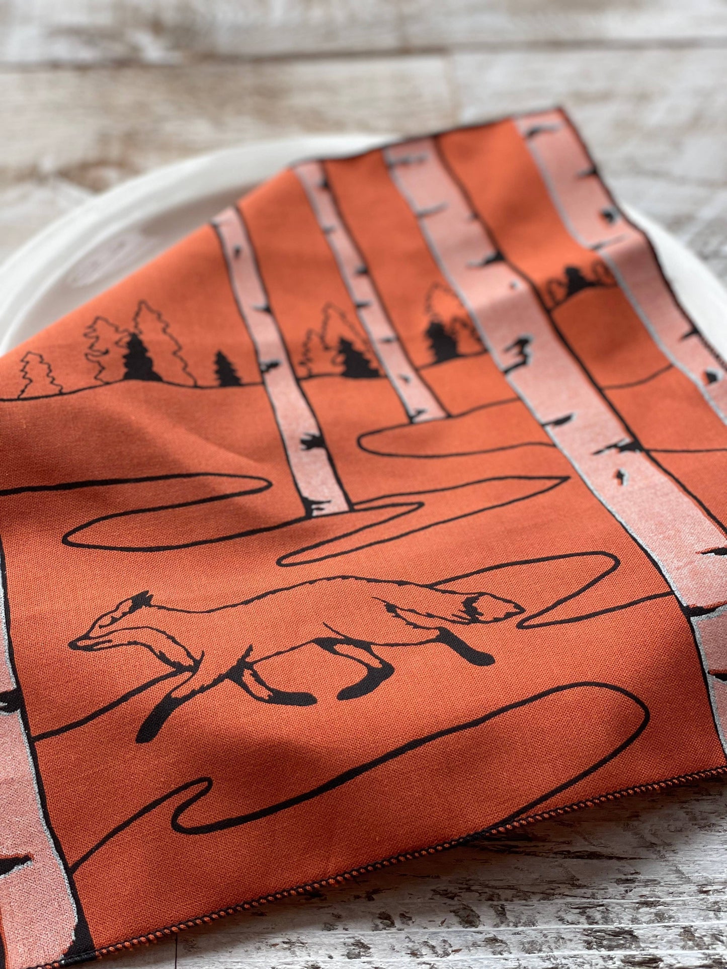 Fox Organic Hapkin the Hanky/Napkin - Set of two