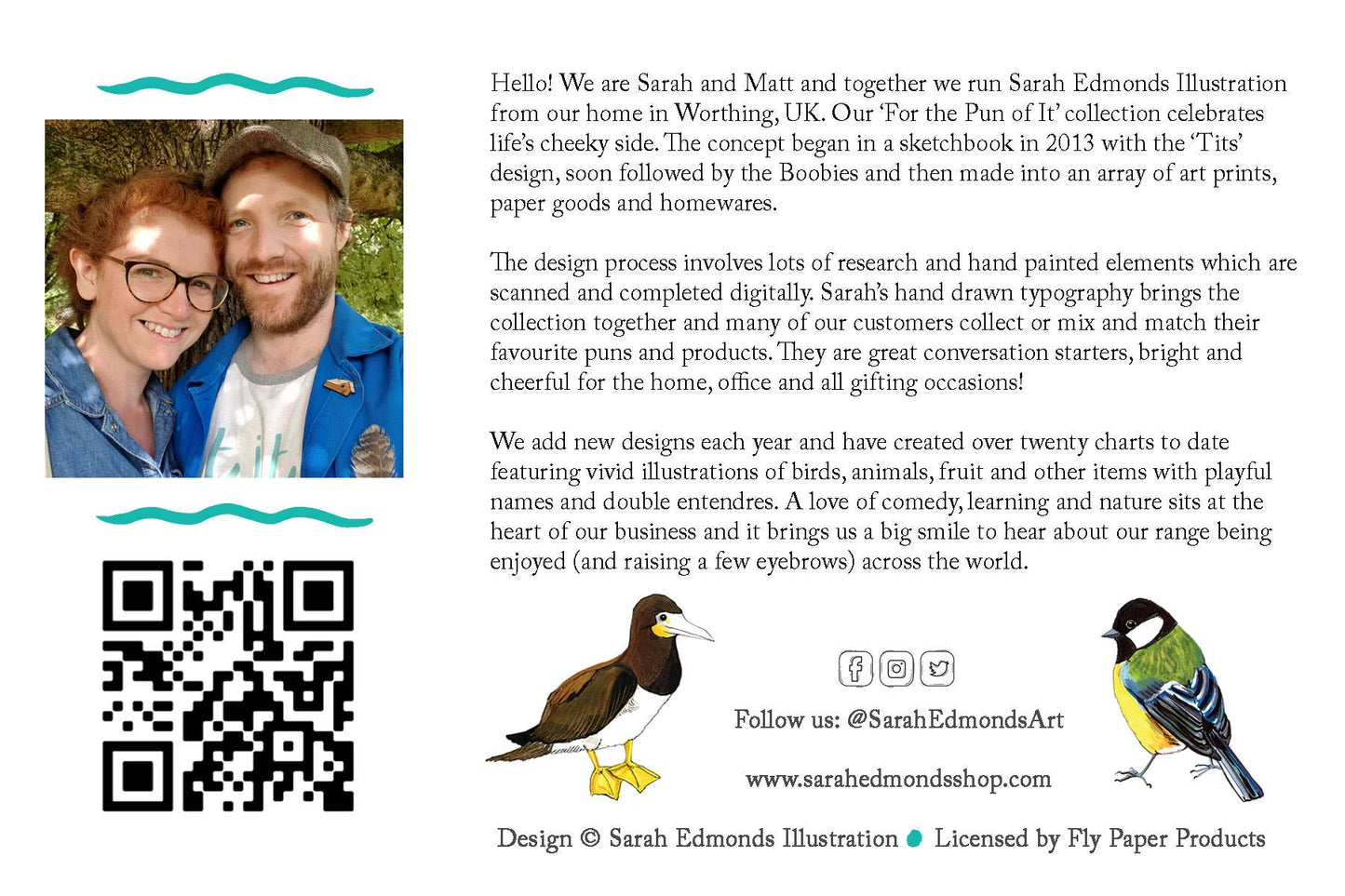 Boobie Bird Pun Pinback Button