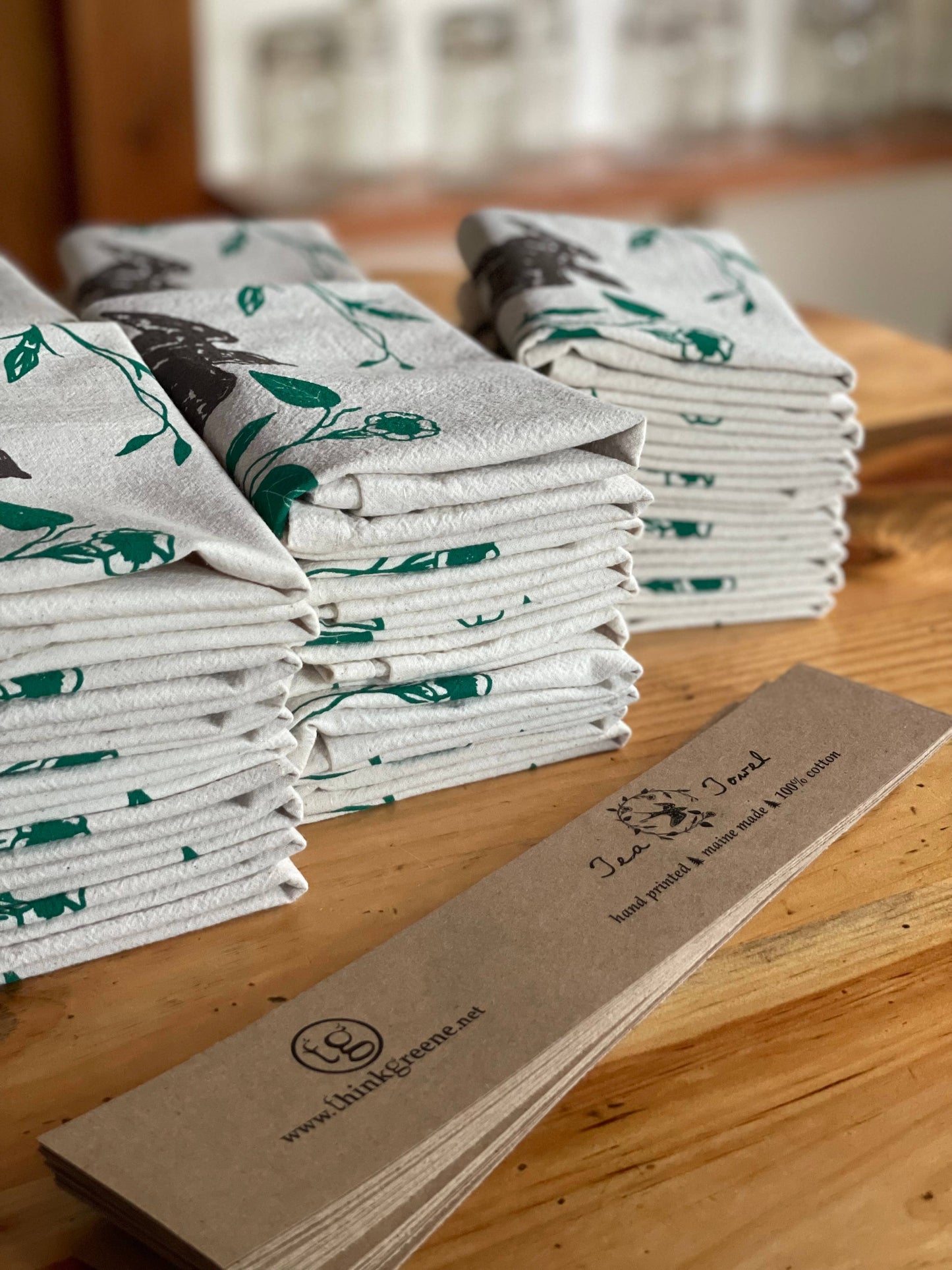 Barn Swallow Morning Glory Tea Towel