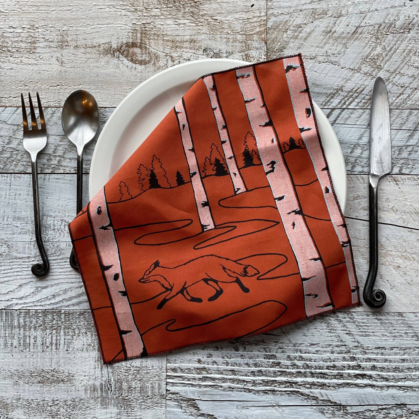 Fox Organic Hapkin the Hanky/Napkin - Set of two