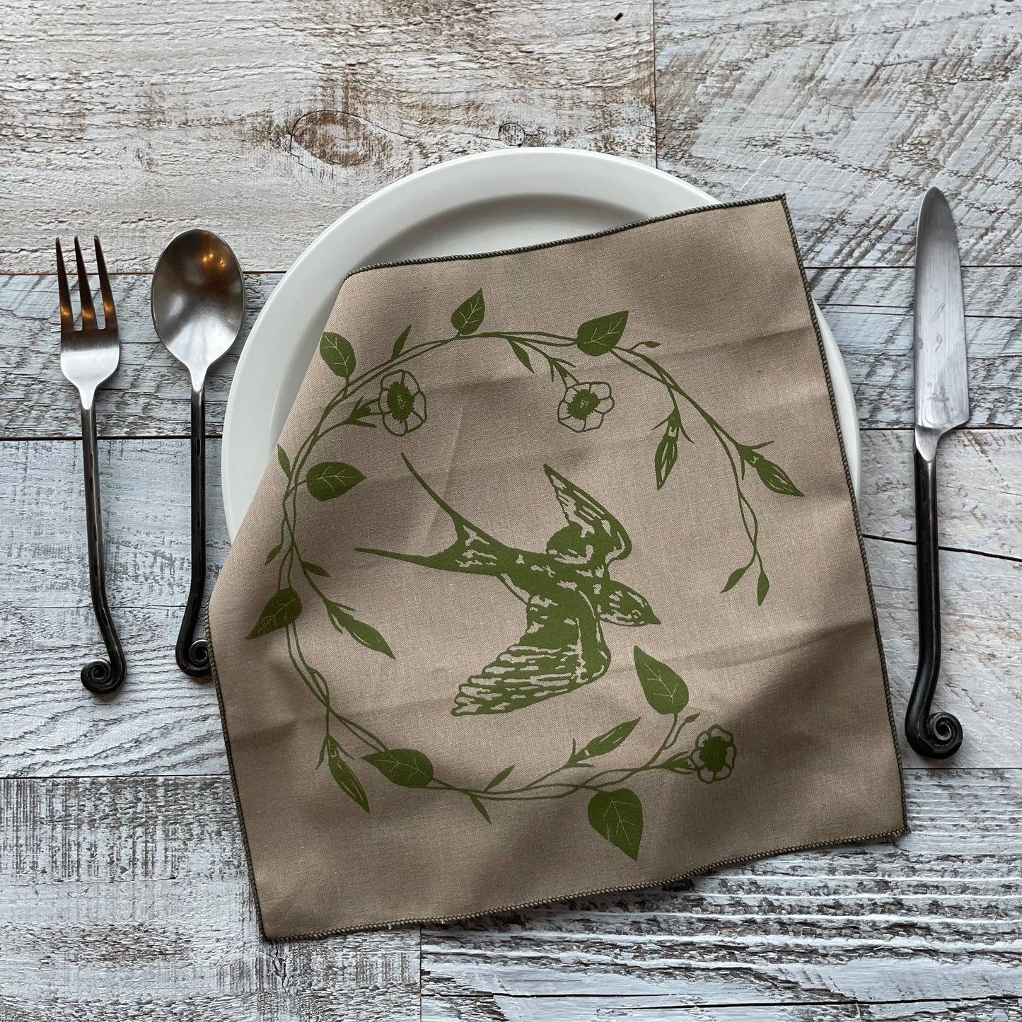 Barn Swallow Hapkin the Hanky/Napkin - Set of two
