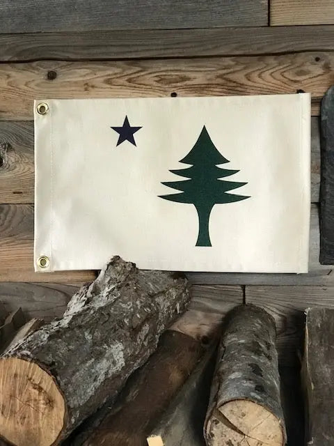 Maine Flag Canvas Flag