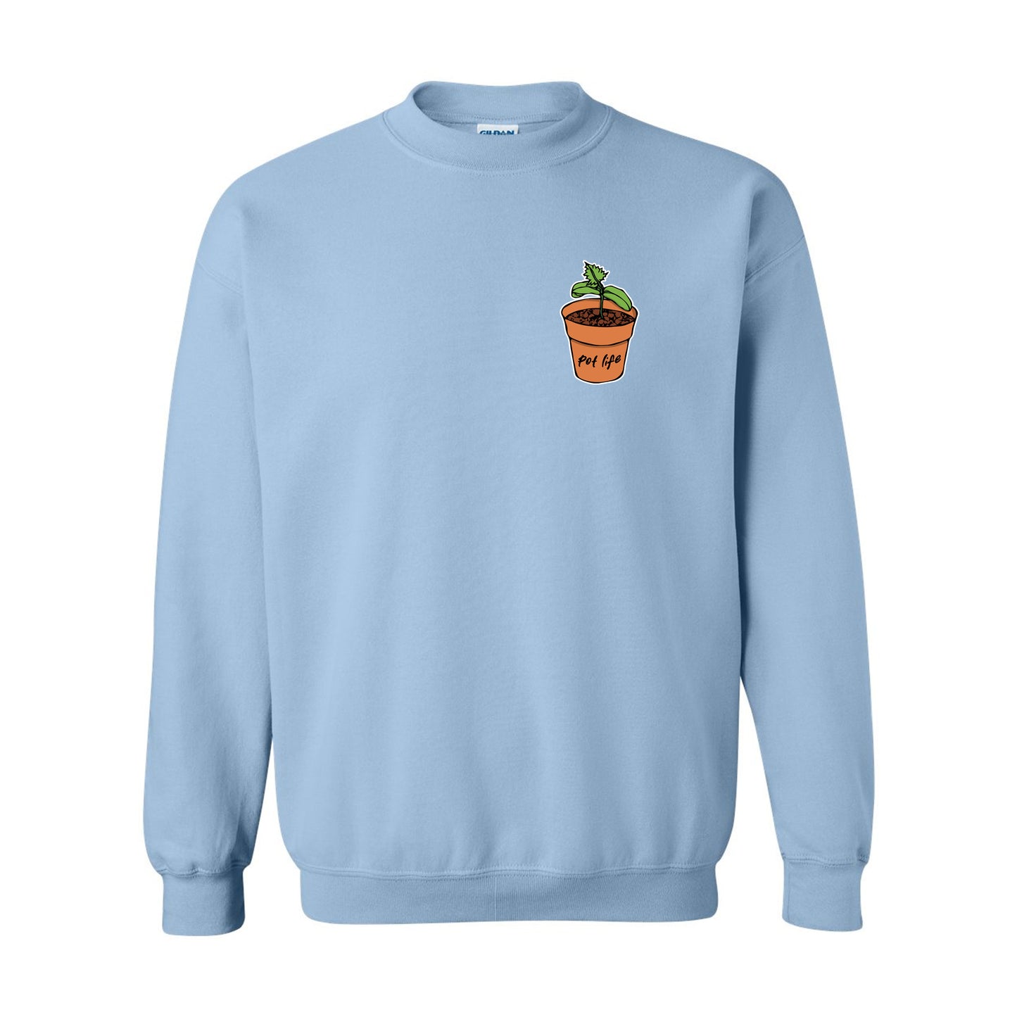 Pot Life Unisex Crewneck Sweatshirt by Laconica LLC