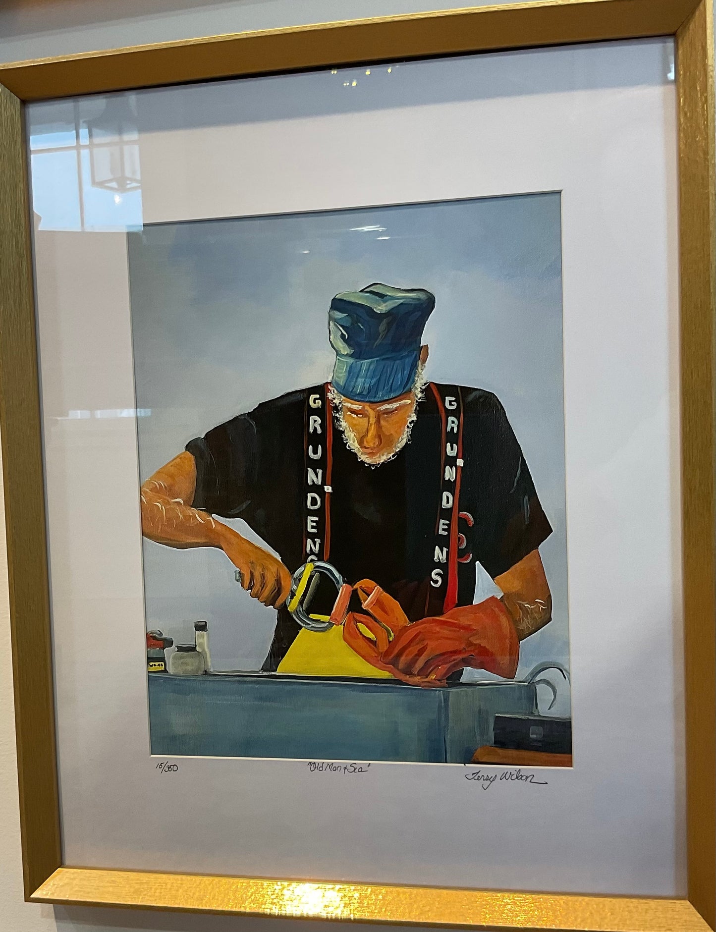 Old Man & Sea (Framed)