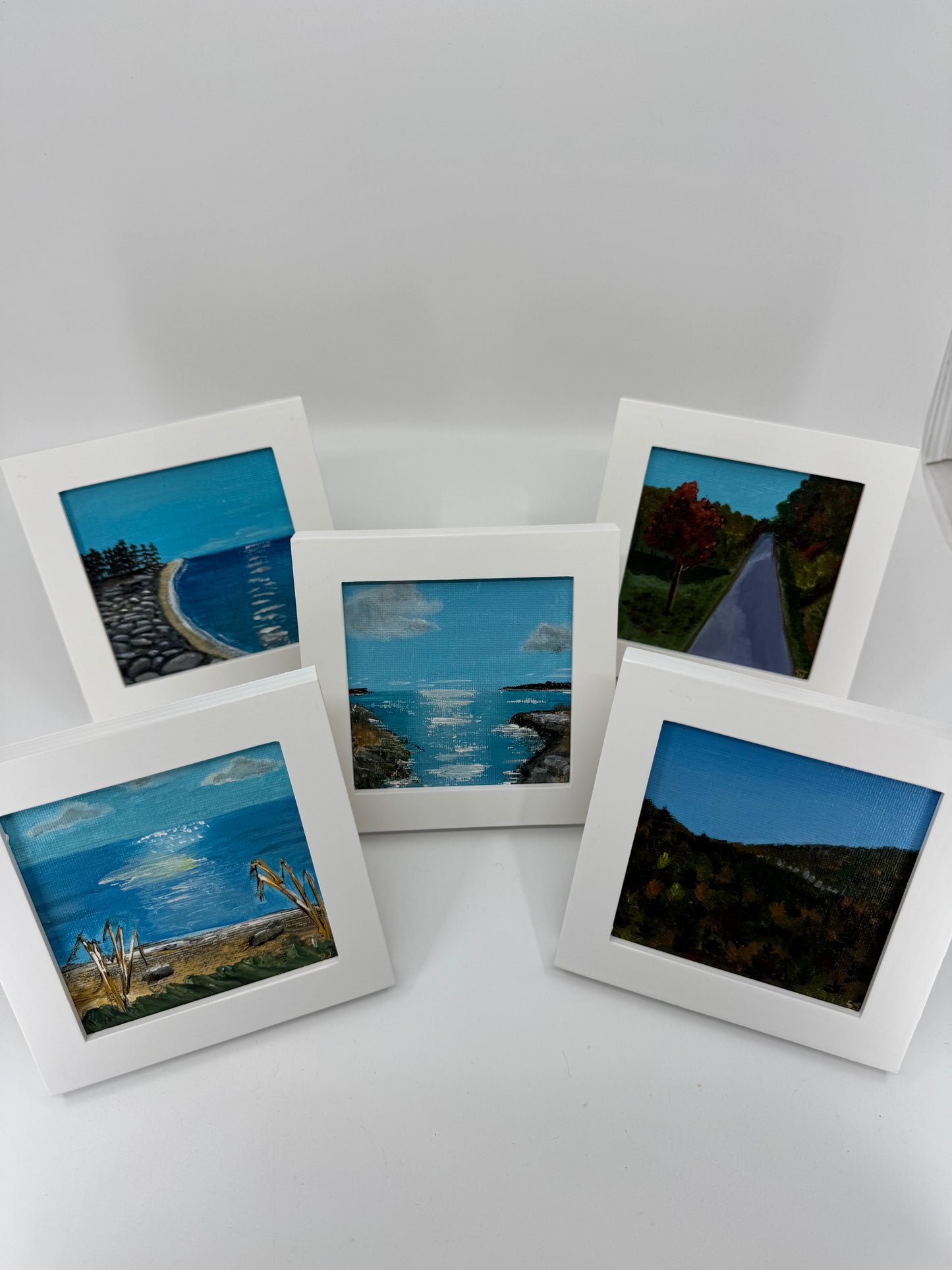 Mini Framed Original Painting by Laconica LLC