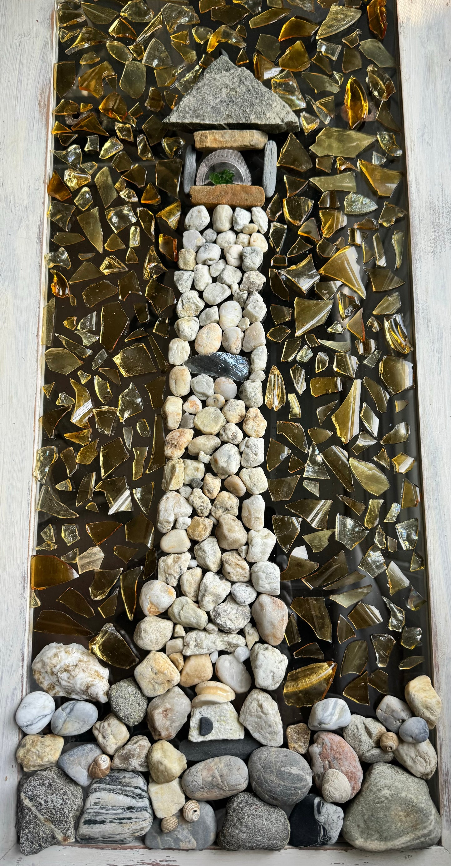 The Light Shines from Within Lighthouse 37” X 18 1/2”