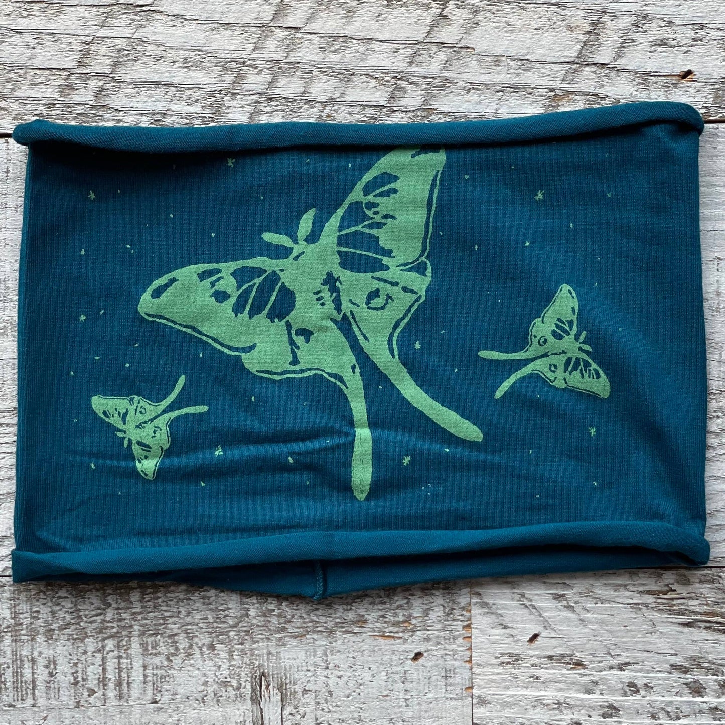 Luna Moth Headband - Blue