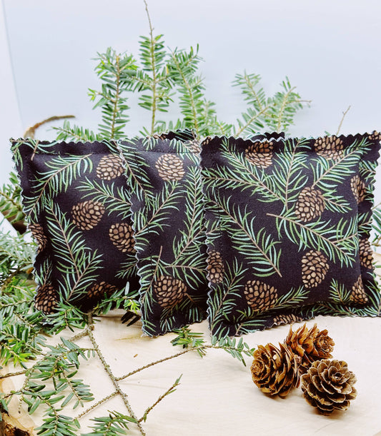 Balsam Fir Sachet Infused with Essential Oils- Evergreen BL