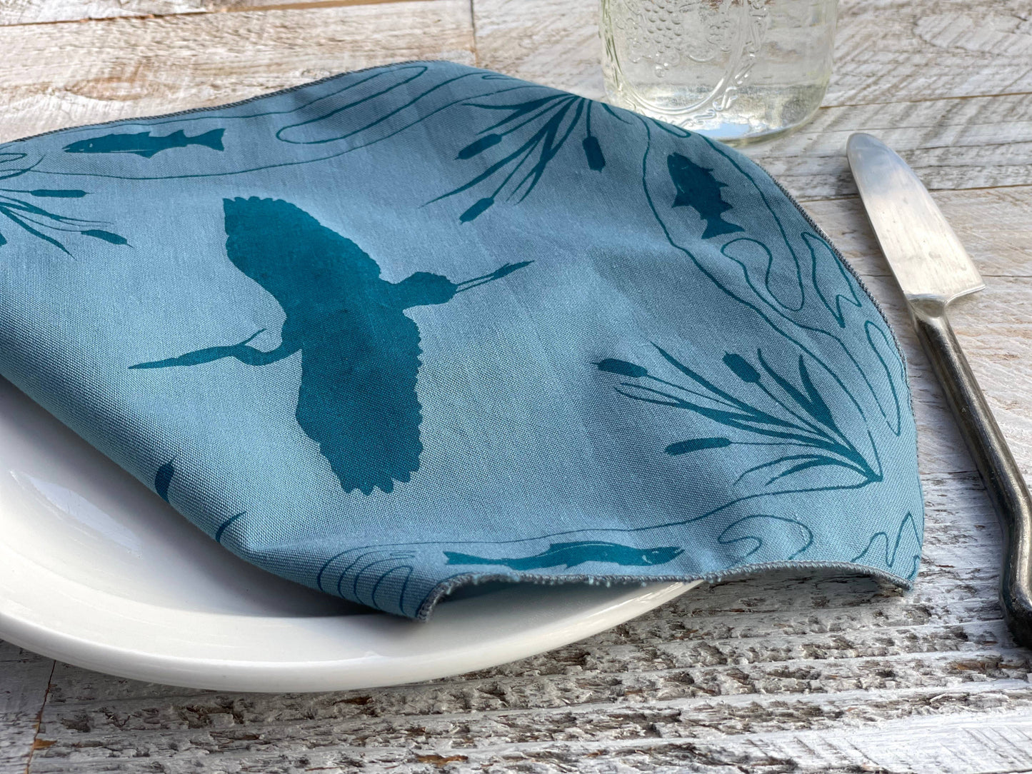 Great Blue Heron Hapkin the Hanky/Napkin