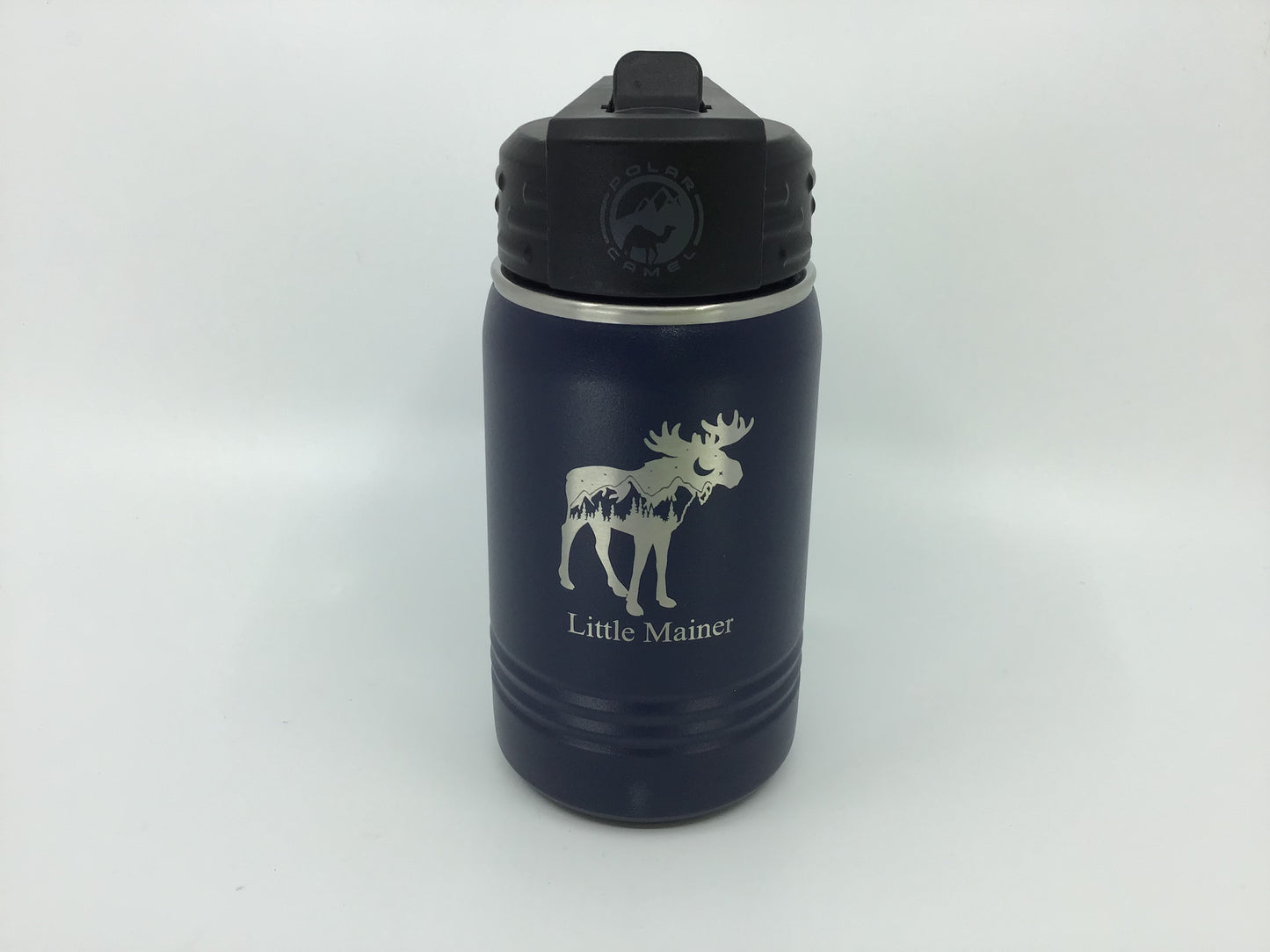 Little Mainer Metal Insulated Water Bottle / Moose