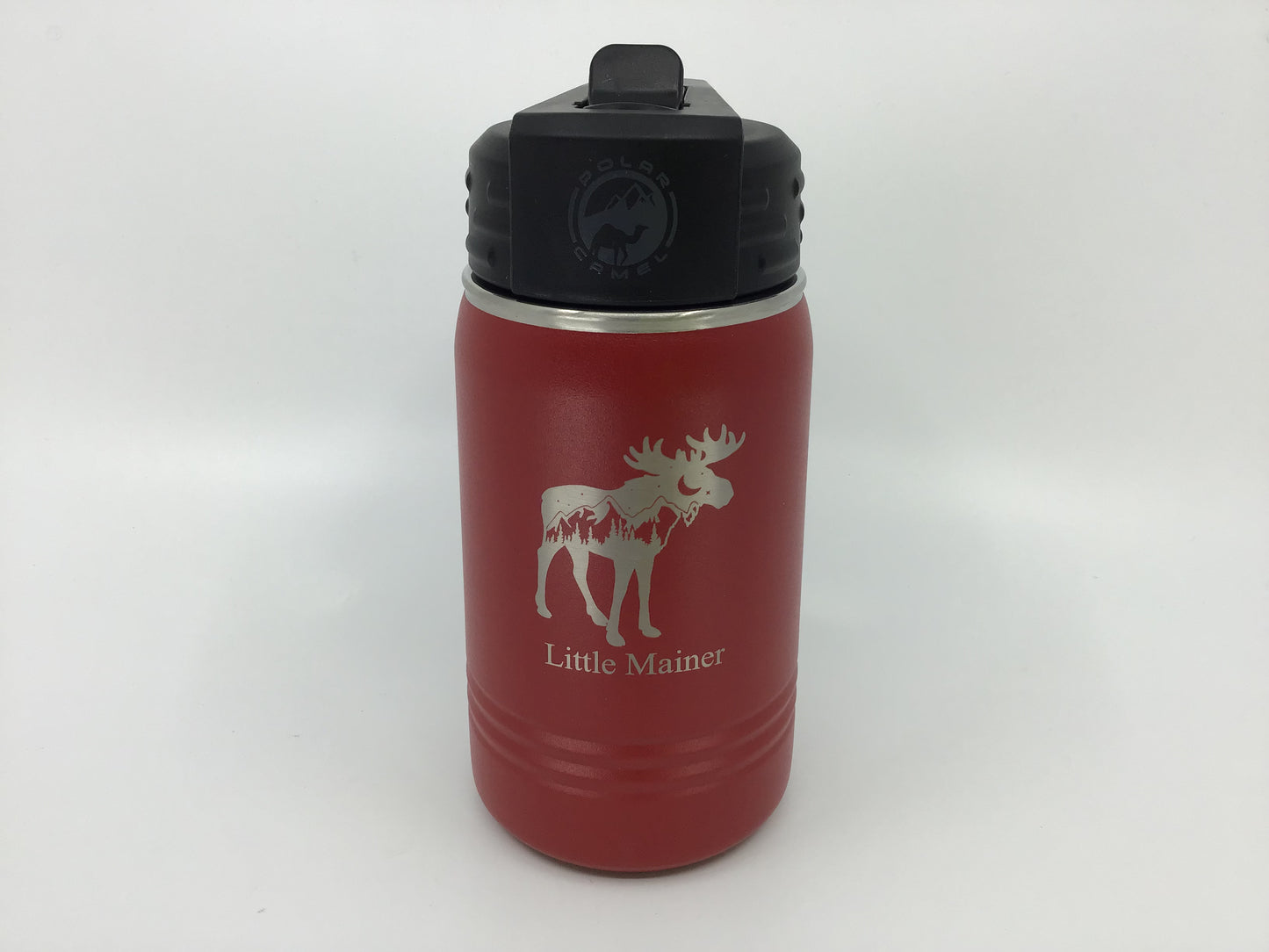 Little Mainer Metal Insulated Water Bottle / Moose
