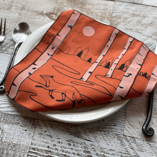 Fox Organic Hapkin the Hanky/Napkin - Set of two