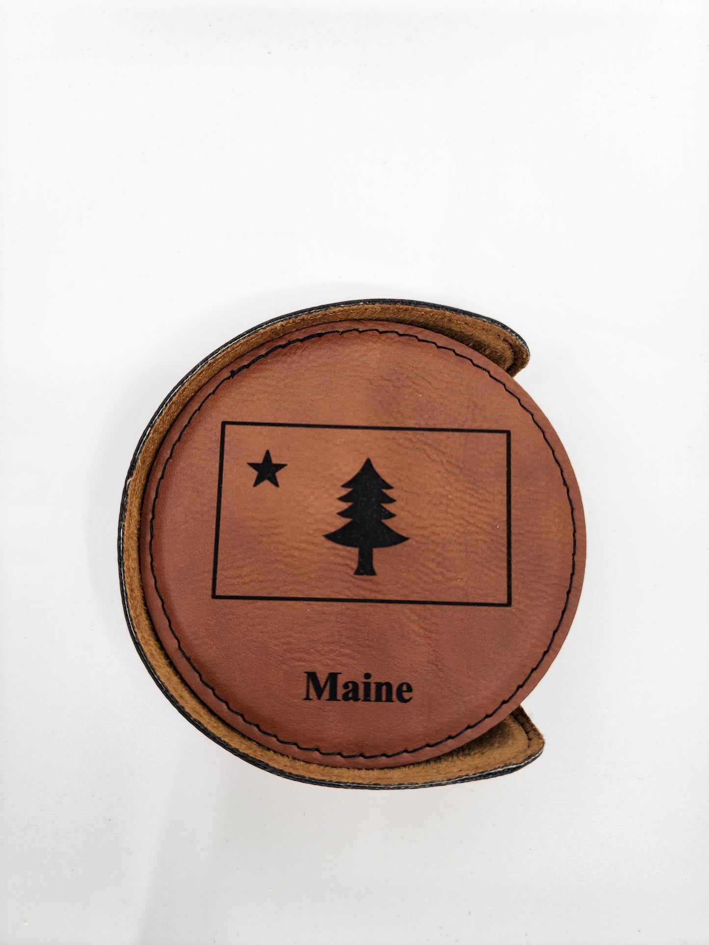 Rawhide Maine Coaster Set