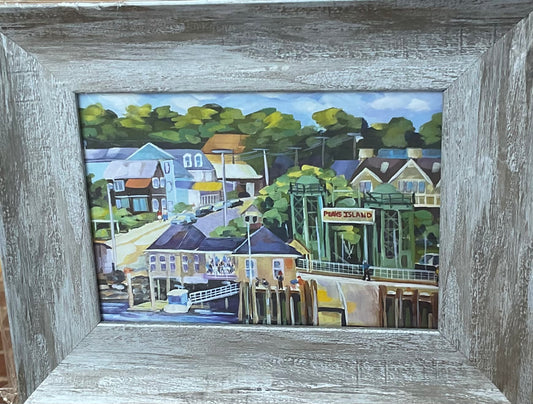 Peaks (framed)