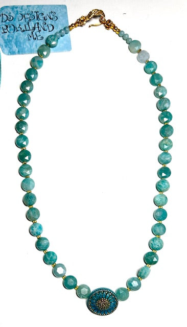 2535 Facet Ammazonite/Czech