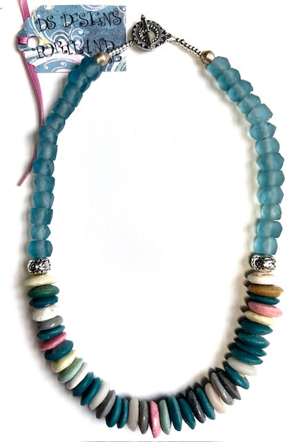 2555 Ashanti teal/pink & Java blue