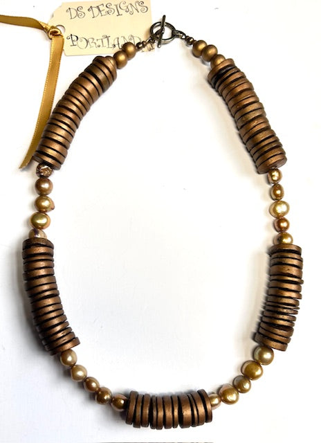 2559 Gold wood & FWP