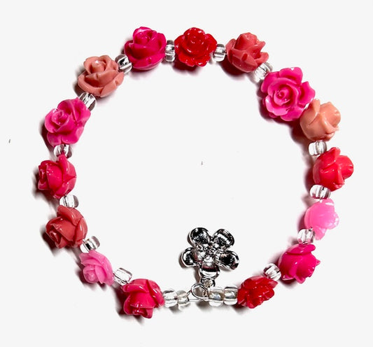 2566.  $20   pink stone flowers/memory