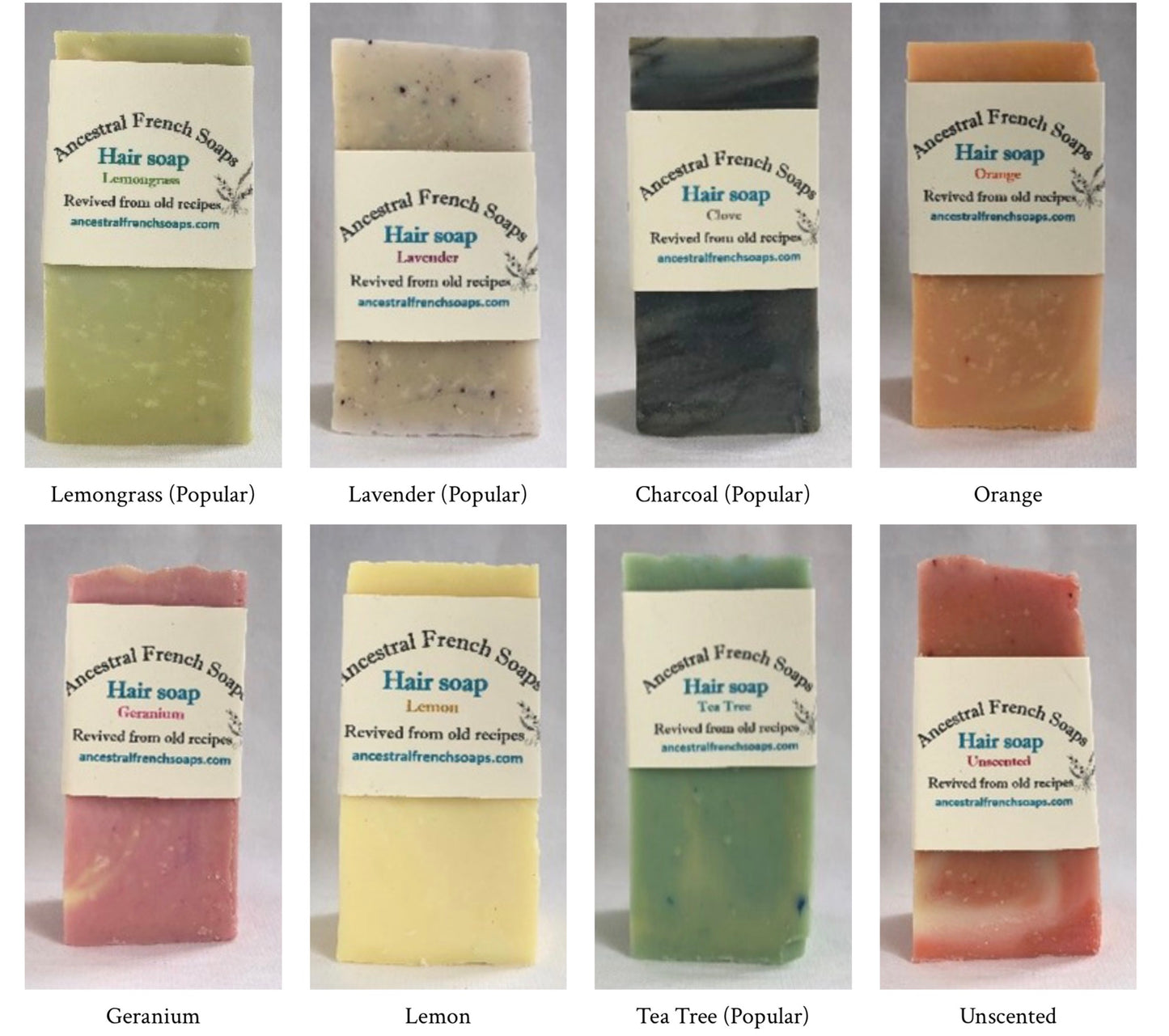Natural Hair Soap Bars