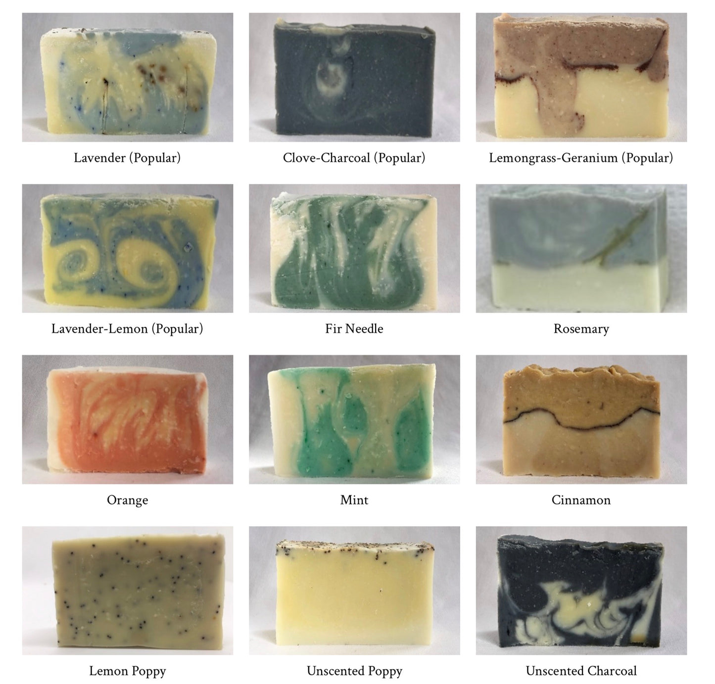 Classic Natural Body Bar Soaps