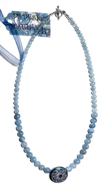 2525 Aquamarine/Czech button