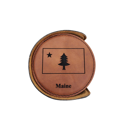 Rawhide Maine Coaster Set