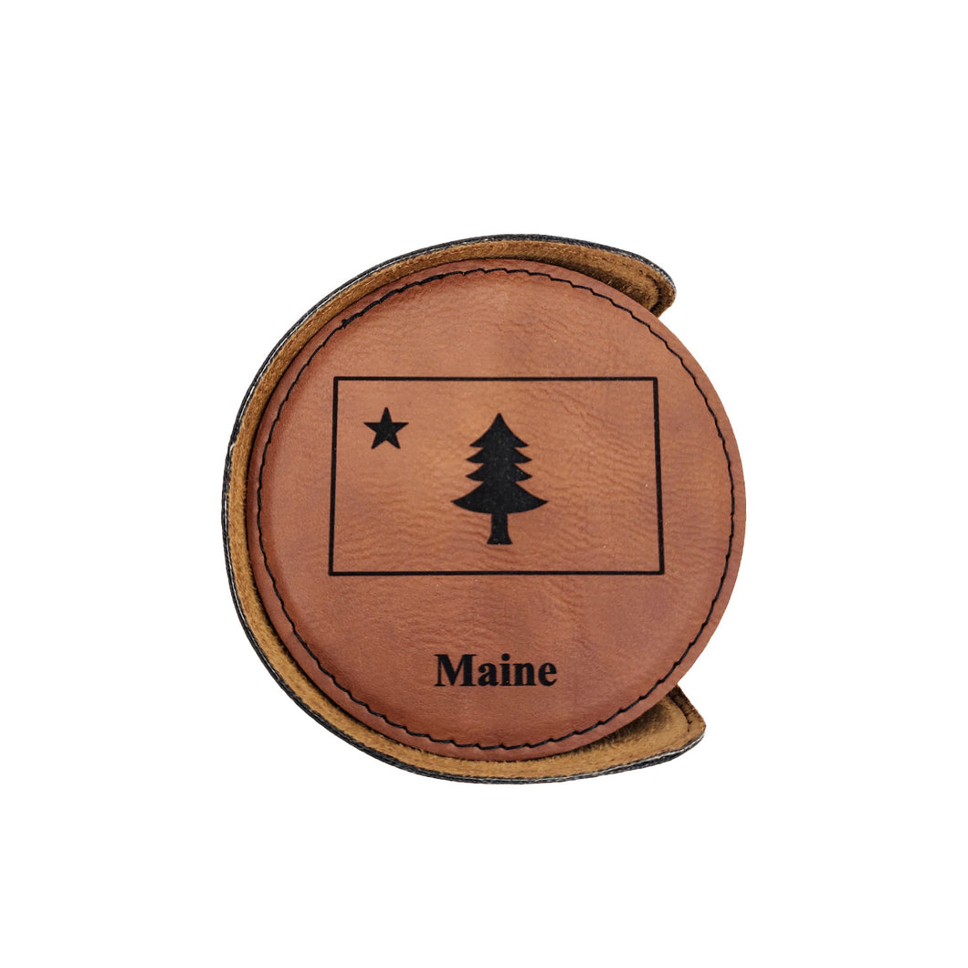 Rawhide Maine Coaster Set