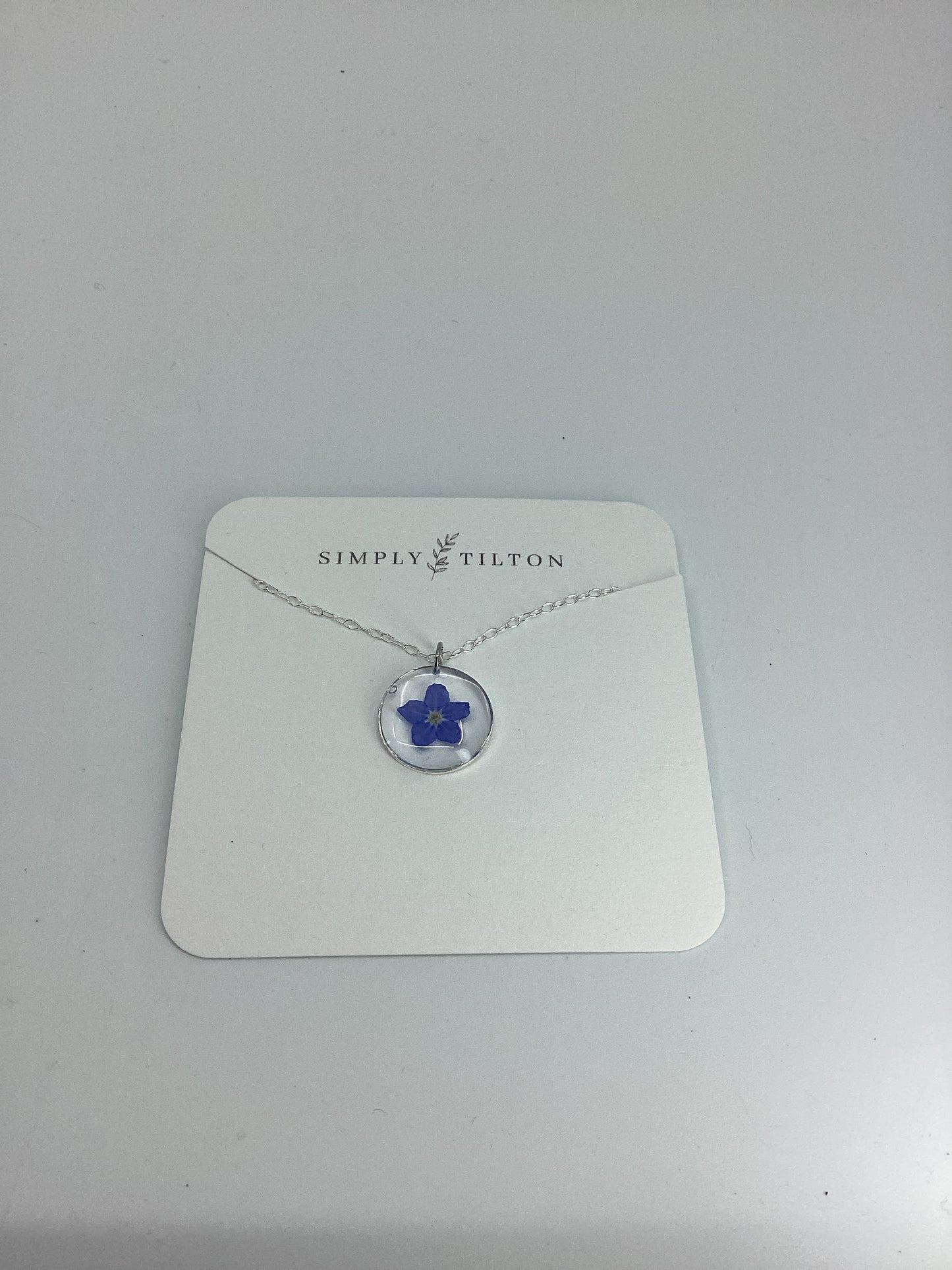 Necklace / Forget Me Not / Silver