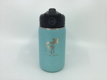Load image into Gallery viewer, Little Mainer, Metal insulated 12 oz Water Bottle with Moose
