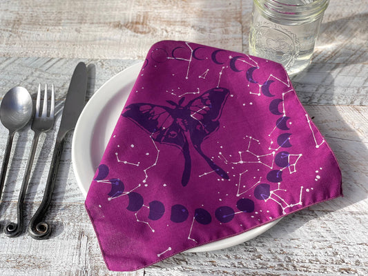 Luna Moth Hapkin the Hanky/Napkin