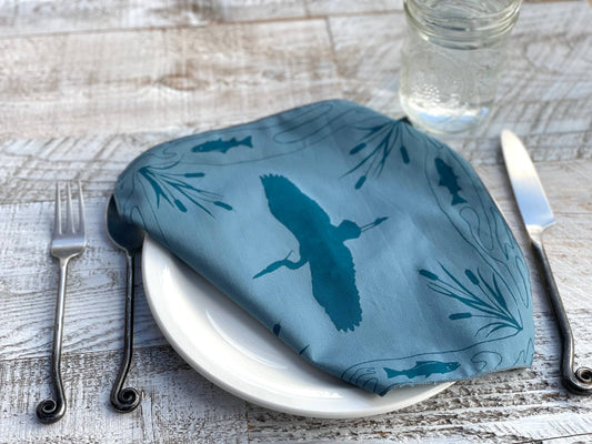 Great Blue Heron Hapkin the Hanky/Napkin