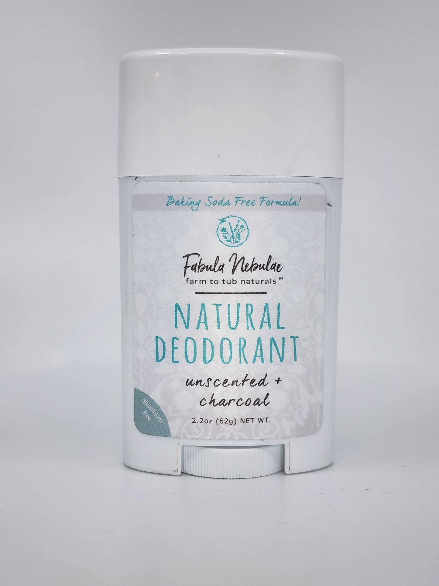 Natural Deodorant 2.2 oz Unscented Charcoal